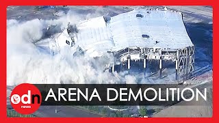 Spectacular Implosion as Palace of Auburn Hills Demolished in Michigan