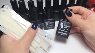 Выкраска гель лаков Bagheeranails by Anna Chalova