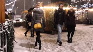 ANIA - low heel boots at the Christmas market