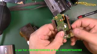1A87 Canon HF11 HF10 HF20 HMF30 HFM300 Display Reparartur / Repair Guides Kamera-Station.de