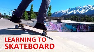 LEARNING TO SKATEBOARD EPISODE 1 - INTRO TO BASICS
