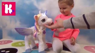 Сказочная СтарЛили лошадка интерактивная пони единорог от Хазбро Star Lily Husbro