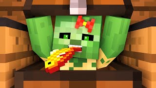 Zombie vs Villager Life 8 - Alien Being Minecraft Animation