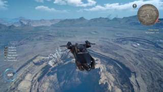 Final Fantasy 15 flying car Regalis Type-F walkthrough let's play