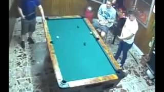 Pool Jedi - Guy makes some amazing shots