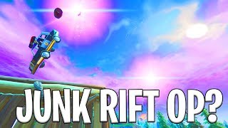 MY FIRST JUNK RIFT KILL! SOLO CASH CUP? Fortnite