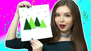5 НОВОГОДНИХ ОТКРЫТОК ЗА 5 МИНУТ ❆ DIY Открытки на Новый Год ❆ На бюджете ❆ New Year ? Afinka