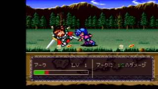 【SFC】ファーランドストーリー　OP（デモ）～ステージ１【プレイ動画】【スーパーファミコン】