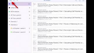 Notability Tutorial #2 Dividers and Subjects