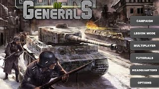 Glory of Generals walkthrough - North African (Allies): Attack Tunisia