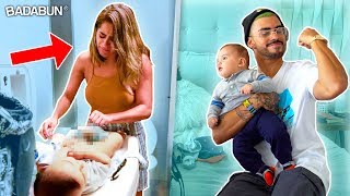 24 horas siendo papás | Kim Shantal y Malcriado