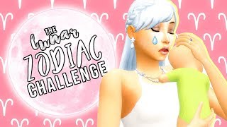 ? POOR & RAISING A BABY!? // The Lunar Zodiac Challenge // The Sims 4 // #3?