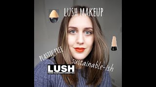 Lush vegan, plastic free makeup! | Sustainable beauty