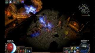 Path of Exile, Vajdas Level 22-24, Witch Summoner, HD German