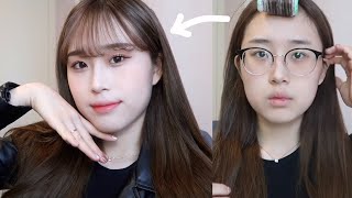 외출 전 초스피드 GRWM????????‍♀️머리변신 후 데일리 메이크업 | 피부상태 최악.. | get ready with me | 웨이채널 way channel
