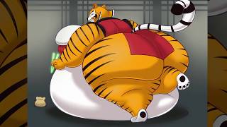 Cartoon Weight Gain Sequences (Before and After Commissions)