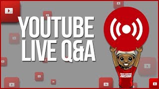 ? YOUTUBE CHANNELS GETTING DELETED!  YOUTUBE STARTER KIT... VIDSUMMIT & MORE! [YOUTUBE LIVE Q&A]