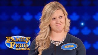 What's harder to do backwards than forwards? | Family Feud Canada