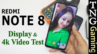 REDMI NOTE 8 - 4K Video & Display Test