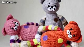 Амигуруми: схема Кот Серединка. Игрушки вязаные крючком - Free crochet patterns.