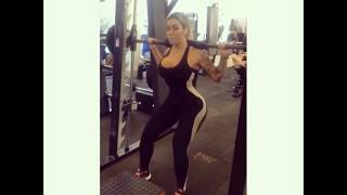 Letícia Alonso working out