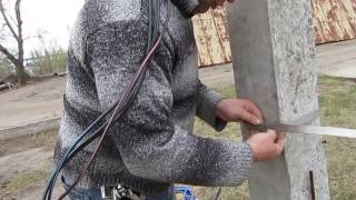 Монтаж СИП: установка крюка, работа с бандажной лентой  (перезалив)