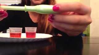 U by Kotex and platex sport reg Absorbency test