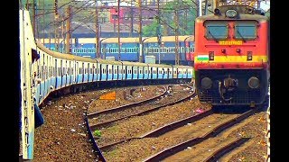 12833//Ahmedabad - Howrah Exp Crossing Mecheda - Howrah EMU  Entering  Howrah Jn || Indian Railways