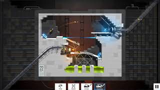 Bridge Constructor Portal Level 22