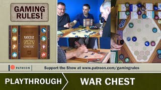 War Chest - Gaming Rules! Playthrough and teach
