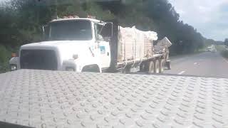 Ford L8000 hauling cement bags