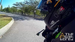 Kawasaki Ninja ZX-6R with Innovv C3