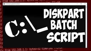 How to Use Diskpart Batch File Script | Example