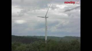 Farma wiatrowa w Łękach Dukielskich