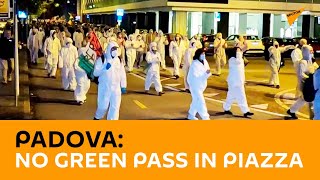 #Padova: no green pass in piazza