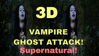 VR video Google cardboard - 3D PARANORMAL GHOST ATTACK and Horror! Side By Side SBS Virtual Reality