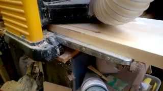Dewalt DW733 Planer Thicknesser & Scheppach extractor