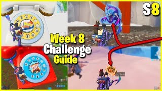 Paradise Palms Treasure Map, Find Puzzle Pieces, Dial Durr Burger Number | S8 Week 8 Challenge Guide