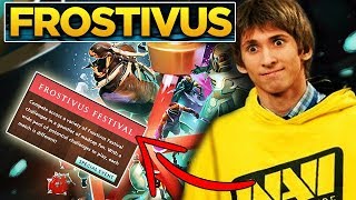 Na`Vi First Time on Frostivus Event - Dendi, GeneRaL, SoNNeikO and Crystallize - Dota 2