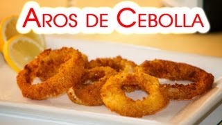 Aros de Cebolla Crujientes o Onion Rings