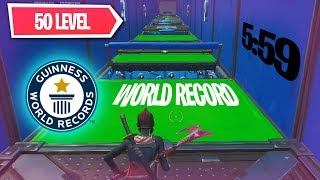 50 LEVEL DEATHRUN ► WORLD RECORD (5:59) I BEAT MY TIME IN OTHER VIDEO!! READ DESC!