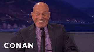 Sir Patrick Stewart: Seth McFarlane Geeked Out Meeting The “Next Generation” Cast - CONAN on TBS