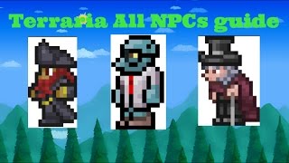 Terraria all NPCs guide