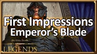 (TES: Legends) Emperor's Blade - First Impressions