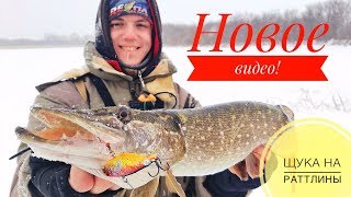 Щука на раттлины зимой. Долгожданная рыбалка