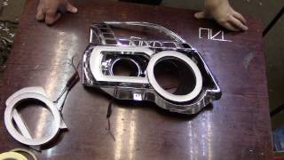 Led DRL Angel Eyes Nissan X-Trail T31 by TAU tech