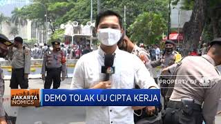 3 Ormas Besar Gelar Unjuk Rasa Tolak UU Ciptaker di Depan Istana Merdeka