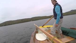 learning to use a sculling oar