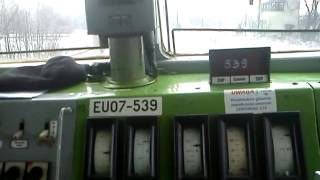 EU07 z bruttem 2200 ton - rozruch