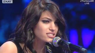 Κωνσταντίνα Ζώμενη: "Falling to Pieces" | 2o Live  | The Voice of Greece